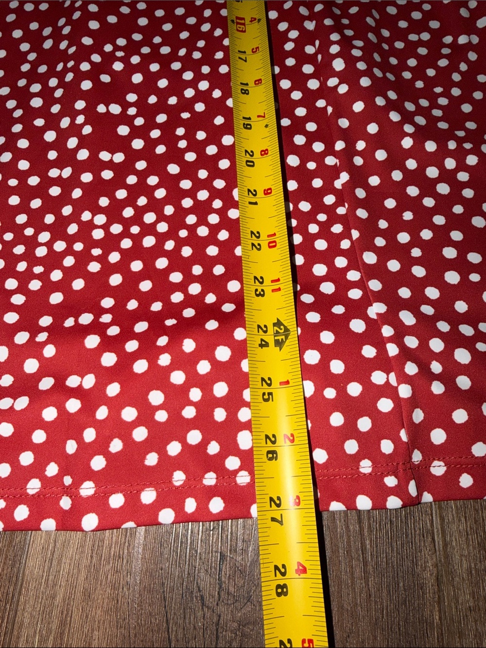 Women’s Polka Dot Athletic skirt with attached shorts size M with pockets - Picture 2 of 8
